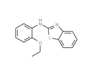 Benzothiazol-2-yl-(2-ethoxy-phenyl)-amine - chemical structure image
