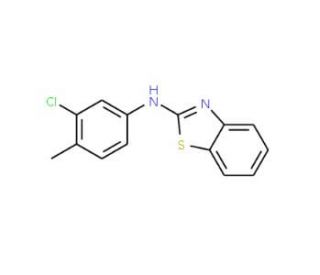Benzothiazol-2-yl-(3-chloro-4-methyl-phenyl)-amine - chemical structure image