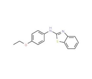 Benzothiazol-2-yl-(4-ethoxy-phenyl)-amine (CAS 6634-87-3) - chemical structure image