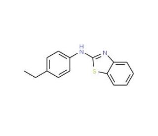 Benzothiazol-2-yl-(4-ethyl-phenyl)-amine - chemical structure image