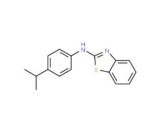 Benzothiazol-2-yl-(4-isopropyl-phenyl)-amine - chemical structure image