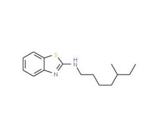Benzothiazol-2-yl-(5-methyl-heptyl)-amine - chemical structure image