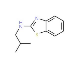Benzothiazol-2-yl-isobutyl-amine (CAS 24622-32-0) - chemical structure image