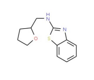 Benzothiazol-2-yl-(tetrahydro-furan-2-ylmethyl)-amine - chemical structure image