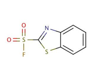 Benzothiazole-2-sulphonyl fluoride (CAS 878376-34-2) - chemical structure image