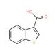 Benzothiophene-3-carboxylic acid (CAS 5381-25-9) - chemical structure image