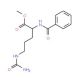 Benzoyl-L-citrulline methyl ester (CAS 14325-36-1) - chemical structure image