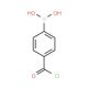 Benzoylchloride-4-boronic acid (CAS 332154-57-1) - chemical structure image
