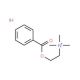 Benzoylcholine iodide (CAS 17518-43-3) - chemical structure image