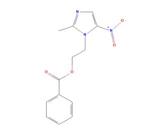Benzoylmetronidazole (CAS 13182-89-3) - chemical structure image