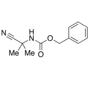 Benzyl [1-Cyano-1-methylethyl]carbamate (CAS 100134-82-5) - chemical structure image