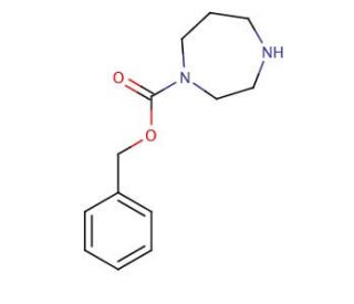 Benzyl 1-homopiperazinecarboxylate (CAS 117009-97-9) - chemical structure image