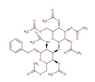 Benzyl 2-Acetamido-3,4-di-O-acetyl-6-O-(2&prime;,3&prime;,4&prime;,6&prime;-tetra-O- acetyl-&alpha;-D-galactopyranosyl)-&alpha;-D-galactopyranoside - chemical st