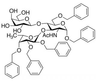 Benzyl 2-acetamido-6-O-benzyl-3-(2,3,4-tri-O-benzyl-&beta;-L-fucopyranosyl) -4-&beta;-D-galactopyranosyl)-2-deoxy-&alpha;-D-glucopyranoside -
