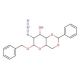 Benzyl 2-Azido-2-deoxy-4,6-benzylidene-α-D-galactopyranoside - chemical structure image