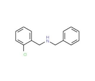 Benzyl-(2-chloro-benzyl)-amine (CAS 67342-76-1) - chemical structure image