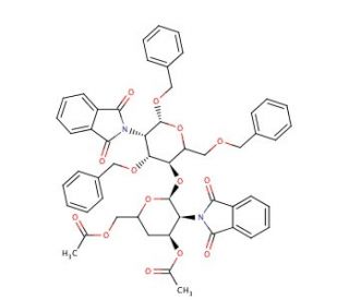 Benzyl 2-Deoxy-2-phthalimido-3,6-di-O-benzyl-4-(2&prime;-deoxy-2&prime;-phthalimido-3&prime;,6&prime;-O-diacetyl-4&prime;-deoxy-&beta;-D-glucopyranosyl)-&beta;-D-glu
