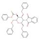 Benzyl 2-Deoxy-2-phthalimido-3,6-di-O-benzyl-4-O-[phenoxy(thiocarbonyl)]-β-D-glucopyranoside - chemical structure image