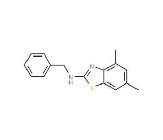 Benzyl-(4,6-dimethyl-benzothiazol-2-yl)-amine - chemical structure image