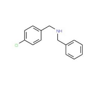 Benzyl-(4-chlorobenzyl)amine (CAS 13541-00-9) - chemical structure image