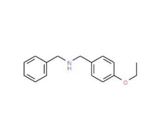 Benzyl-(4-ethoxy-benzyl)-amine - chemical structure image