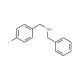 Benzyl-(4-fluoro-benzyl)-amine (CAS 55096-88-3) - chemical structure image
