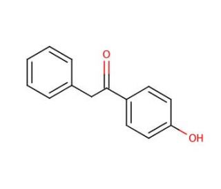 Benzyl 4-hydroxyphenyl ketone (CAS 2491-32-9) - chemical structure image