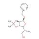 Benzyl 5-Amino-5-deoxy-2,3-O-isopropyl-α-D-mannofuranoside (CAS 91364-19-1) - chemical structure image