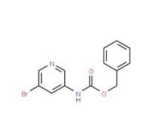 Benzyl 5-bromopyridin-3-ylcarbamate (CAS 762298-10-2) - chemical structure image