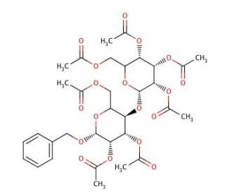 Benzyl &beta;-D-Lactoside Heptaacetate (CAS 67310-53-6) - chemical structure image