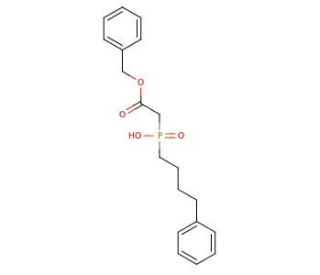 Benzyl Hydroxy(4-phenylbutyl)phosphinoacetate - chemical structure image