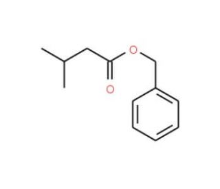 Benzyl isovalerate (CAS 103-38-8) - chemical structure image