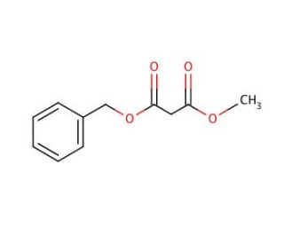 Benzyl methyl malonate (CAS 52267-39-7) - chemical structure image