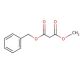 Benzyl methyl malonate (CAS 52267-39-7) - chemical structure image