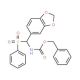 Benzyl N-[1,3-benzodioxol-5-yl(phenylsulfonyl)-methyl]carbamate - chemical structure image
