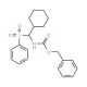 Benzyl N-[cyclohexyl(phenylsulfonyl)methyl]-carbamate - chemical structure image