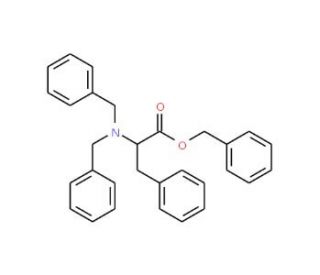benzyl N,N-dibenzyl-L-phenylalaninate (CAS 111138-83-1) - chemical structure image