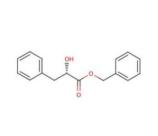 Benzyl (S)-(&minus;)-2-hydroxy-3-phenylpropionate (CAS 7622-21-1) - chemical structure image