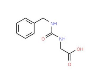{[(benzylamino)carbonyl]amino}acetic acid (CAS 34582-41-7) - chemical structure image