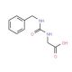 {[(benzylamino)carbonyl]amino}acetic acid (CAS 34582-41-7) - chemical structure image