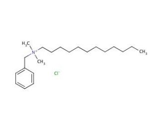Benzyldimethyldodecylammonium chloride (CAS 139-07-1) - chemical structure image