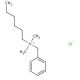 Benzyldimethylhexylammonium chloride (CAS 22559-57-5) - chemical structure image