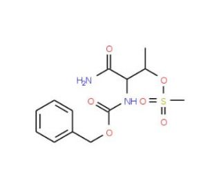 Benzyloxycarbonyl Threonine Amide O-Mesylate (CAS 94199-95-8) - chemical structure image