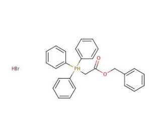 (Benzyloxycarbonylmethyl)triphenylphosphonium bromide (CAS 78385-36-1) - chemical structure image