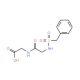 ({[(benzylsulfonyl)amino]acetyl}amino)acetic acid (CAS 7512-45-0) - chemical structure image