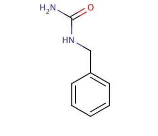 Benzylurea (CAS 538-32-9) - chemical structure image