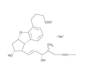 Beraprost sodium salt (CAS 88475-69-8) - chemical structure image