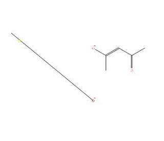 Beryllium 2,4-pentanedionate (CAS 10210-64-7) - chemical structure image