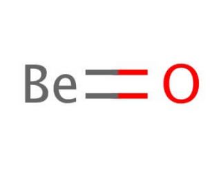 Beryllium oxide (CAS 1304-56-9) - chemical structure image