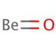 Beryllium oxide (CAS 1304-56-9) - chemical structure image